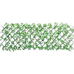 The Living Store espalier med kunstig vedbend 180x65 cm udvidelig grøn - Havehegn