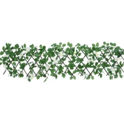 The Living Store espalier med kunstig vedbend 180x30 cm udvidelig grøn - Havehegn