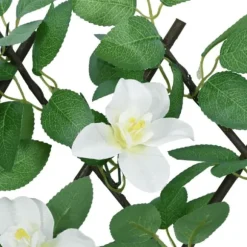 The Living Store espalier med kunstig vedbend 180x30 cm udvidelig grøn - Havehegn