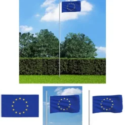 The Living Store Europaflag 90x150 cm - Flag & vimpler
