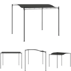The Living Store fast markise 3x2,4 m antracitgrå - Festtelte & havepavilloner