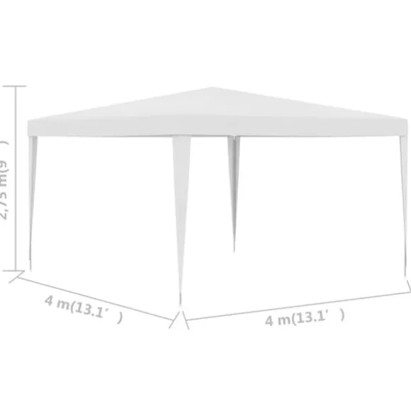 The Living Store festtelt 4x4 m hvid - Festtelte & havepavilloner