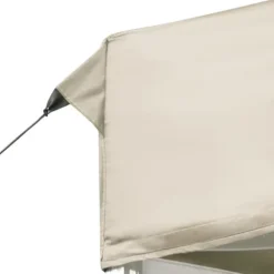 The Living Store foldbart festtelt aluminium 6 x 3 m cremefarvet - Festtelte & havepavilloner