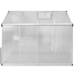 The Living Store forstærket drivhus med bundramme 4,6 m² aluminium - Drivhuse