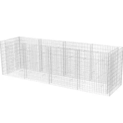 The Living Store gabion-højbed 360x90x100 cm stål - Plantekrukker