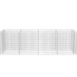 The Living Store gabion-højbed 360x90x100 cm stål - Plantekrukker