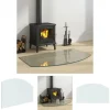 The Living Store glasplade til pejs 100x60 cm - Glas