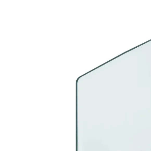 The Living Store glasplade til pejs 120x60 cm - Glas