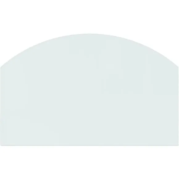 The Living Store glasplade til pejs 80x50 cm - Glas