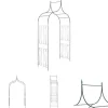 The Living Store havebue med spydspidsdesign mørkegrøn - Havebuer, espalierer & pergolaer