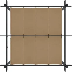 The Living Store havepavillon med sammenrulleligt tag 3x3 m gråbrun - Festtelte & havepavilloner