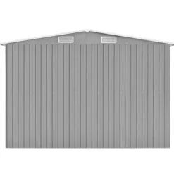 The Living Store haveskur 257x990x181 cm galvaniseret stål grå - Skure & Redskabsskure