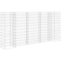 The Living Store H-formet gabion-plantekasse 260x40x120 cm stål - Plantekrukker