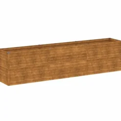 The Living Store højbed 291x50x69 cm cortenstål - Plantekrukker