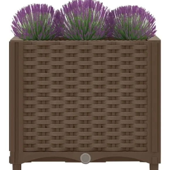 The Living Store højbed 40x40x38 cm polypropylen - Plantekrukker