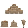 The Living Store jutesække 10 stk. 100x110 cm 100 % jute 340 g/m2 - Kufferter & tasker