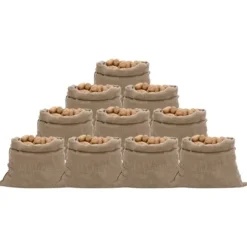 The Living Store jutesække 10 stk. 100x110 cm 100 % jute 220 g/m2 - Kufferter & tasker