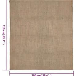 The Living Store jutesække 30 stk. 100x110 cm 100 % jute 220 g/m2 - Kufferter & tasker