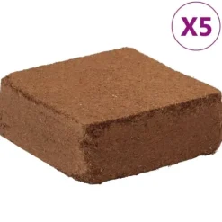 The Living Store kokosblokke 5 stk. 5 kg pr. stk. 25 kg i alt - Sand og jord