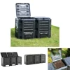 The Living Store kompostbeholder 1200 l sort - Kompostbeholdere