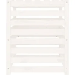 The Living Store kompostbeholder 63,5x63,5x77,5 cm massivt fyrretræ Hvid - Kompostbeholdere