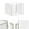 The Living Store kompostbeholder 100x100x77 cm galvaniseret jern - Kompostbeholdere