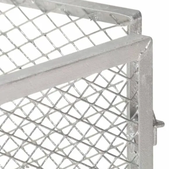 The Living Store kompostbeholder 100x100x77 cm galvaniseret jern - Kompostbeholdere