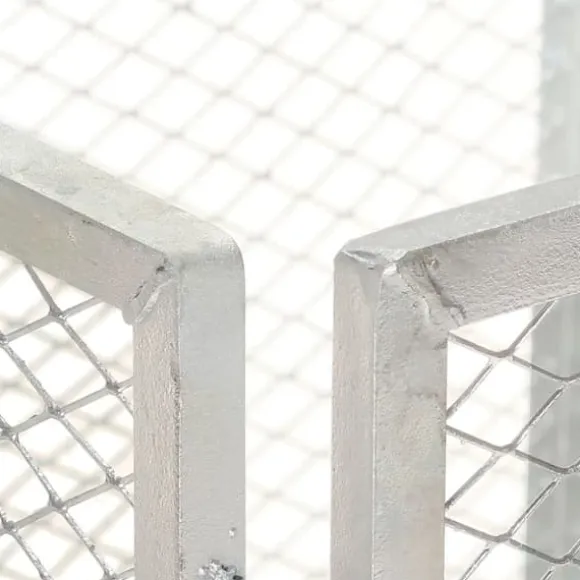 The Living Store kompostbeholder 100x100x77 cm galvaniseret jern - Kompostbeholdere