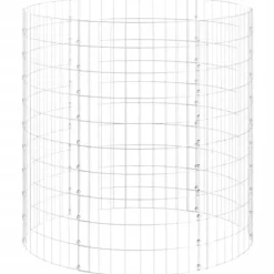 The Living Store kompostbeholder Ø100x100 cm galvaniseret stål - Kompostbeholdere