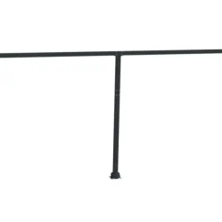 The Living Store markisestolpesæt 450x245 cm jern antracitgrå - Markiser
