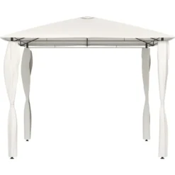 The Living Store med stolpeovertræk 3x3x2,6 m 160 g/m² cremefarvet - Festtelte & havepavilloner