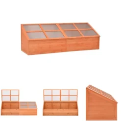 The Living Store minidrivhus 180x57x62 cm træ - Drivhuse