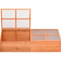 The Living Store minidrivhus 180x57x62 cm træ - Drivhuse