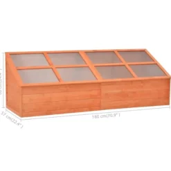 The Living Store minidrivhus 180x57x62 cm træ - Drivhuse