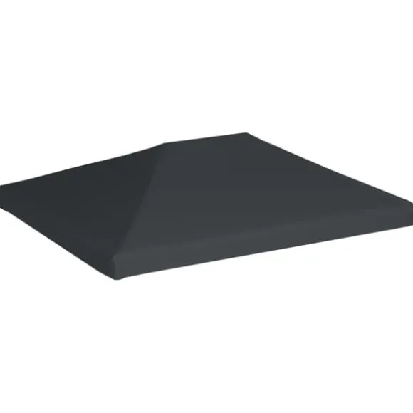 The Living Store pavillontopdække 310 g/m² 4 x 3 m grå - Festtelte & havepavilloner – tage