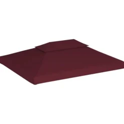 The Living Store pavillontopdække i 2 lag 310 g/m² 4 x 3 m bordeaux - Festtelte & havepavilloner – tage