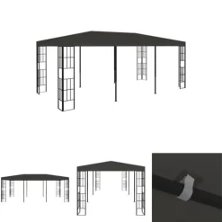 The Living Store pavillon 3x6 m antracitgrå - Festtelte & havepavilloner