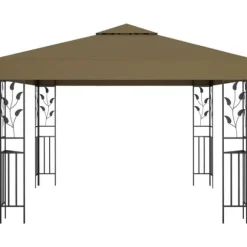 The Living Store pavillon 3x3 m 180 g/m² gråbrun - Festtelte & havepavilloner