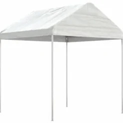 The Living Store pavillon med tag 4,46x2,28x2,69 m polyethylen hvid - Festtelte & havepavilloner
