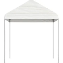 The Living Store pavillon med tag 4,46x2,28x2,69 m polyethylen hvid - Festtelte & havepavilloner