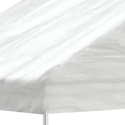 The Living Store pavillon med tag 4,46x2,28x2,69 m polyethylen hvid - Festtelte & havepavilloner
