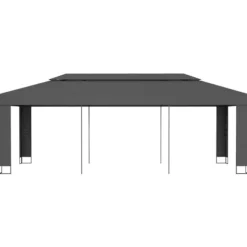The Living Store pavillon med dobbelttag 3x6 m antracitgrå - Festtelte & havepavilloner