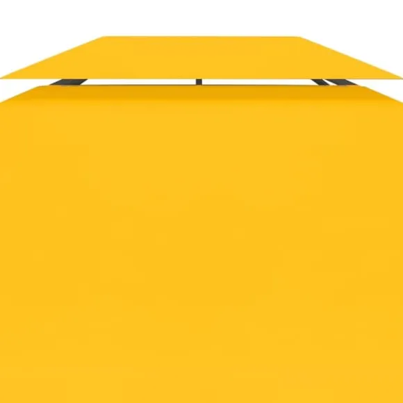 The Living Store pavillontopdække i 2 lag 4x3 m 310 g/m² gul - Festtelte & havepavilloner – tage