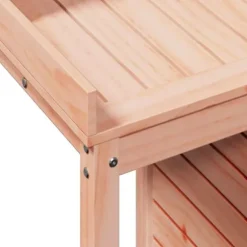 The Living Store plantebord med hylder 82,5x50x109,5 cm massivt douglasgran - Planteborde