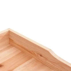 The Living Store plantebord med hylde 78x38x82,5 cm massivt grantræ brun - Planteborde