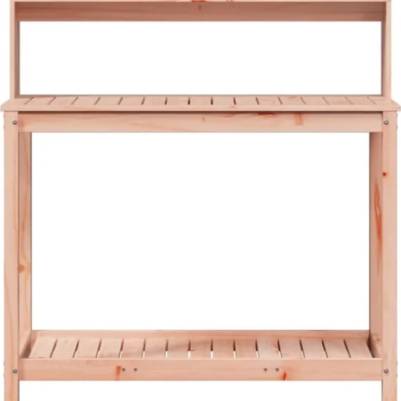 The Living Store plantebord med hylder 108x50x109,5 cm massivt douglasgran - Planteborde