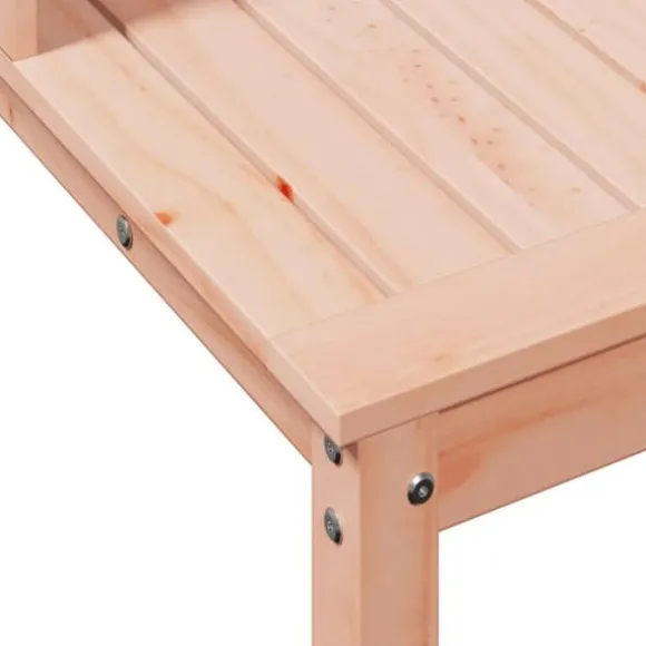 The Living Store plantebord med hylder 108x50x109,5 cm massivt douglasgran - Planteborde