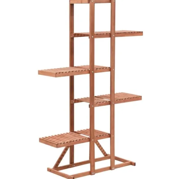 The Living Store plantestativ 86x36x139 cm cedertræ - Planteborde