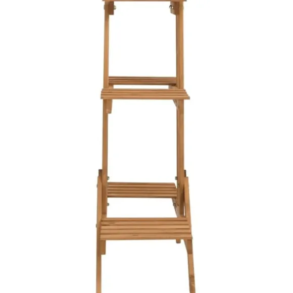 The Living Store plantestativ 83x25x83 cm fyrretræ - Planteborde
