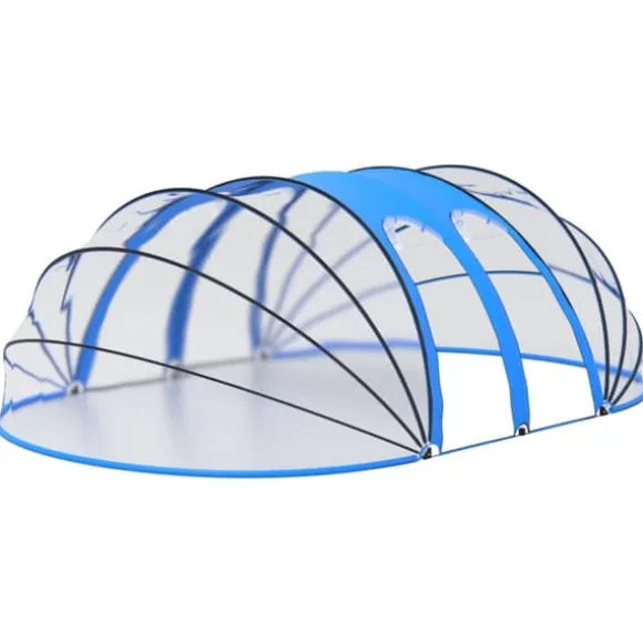 The Living Store poolkuppel 620x410x205 cm oval - Poolovertræk
